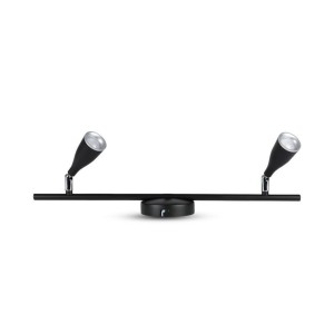 9W LED Wall Lamp 4000K Black