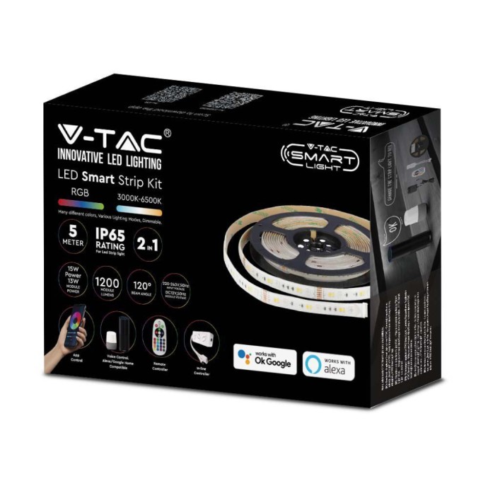90 LED Strip Set(Ip65 Striplight) Compatible with Alexa And Google Home (RGB+3In1)Eu Plug 90 LED Strip Set(Ip65 Striplight) Compatible with Alexa And Google Home (RGB+3In1)Eu Plug
