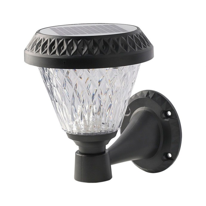 LED Sollar Wall Light with RF Control 3In1 IP44 Black Body LED Sollar Wall Light with RF Control 3In1 IP44 Black Body