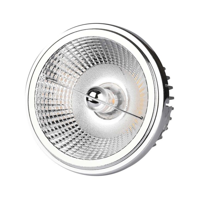 LED Spotlight Ar111 20W Changeable Reflector 40`D/20`D Silver 6400K LED Spotlight Ar111 20W Changeable Reflector 40`D/20`D Silver 6400K