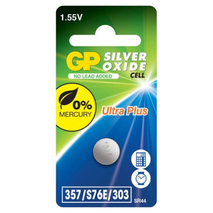 Batteria all'Ossido d'Argento 357F / S76E / 303 / SR621W (Blister 1 Pezzo) Batteria all'Ossido d'Argento 357F / S76E / 303 / SR621W (Blister 1 Pezzo)