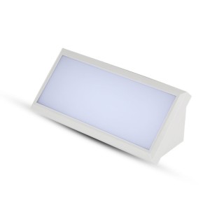 12W LED Landscape Outdoor Soft Light Medium 6400K White Body IP65