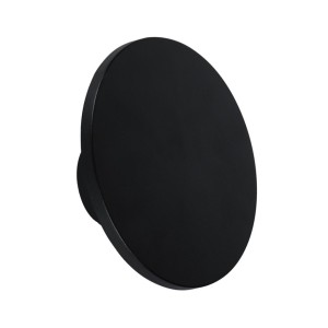 12W LED Dome Light Round Black Frame 4000K