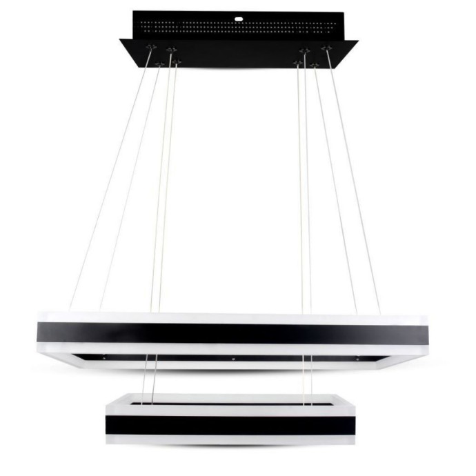 113W Soft Light Chandelier Dimmable Black 3000K 113W Soft Light Chandelier Dimmable Black 3000K