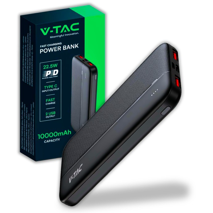 10000mAh Fast Charger Power Bank Black 10000mAh Fast Charger Power Bank Black