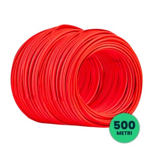 Cavo Solare Fotovoltaico 6 mmq Unipolare Colore Rosso Prodotto in Germania per Collegamento Professionale Pannelli Solari Fotovo