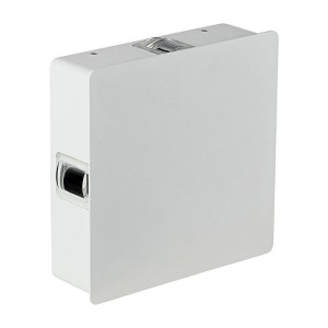 4W LED Wall Light White Body Square 3000K IP65