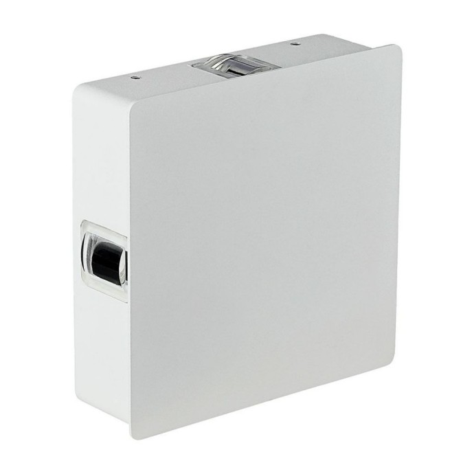 4W LED Wall Light White Body Square 3000K IP65