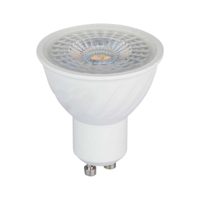 LED Spotlight Samsung Chip GU10 6W Ripple Plastic 110°D 4000K