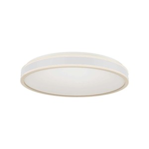 18W LED Designer Light Round White Finish 4000K Dimmable