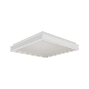18W LED Designer Light Square White Finish 4000K Dimmable