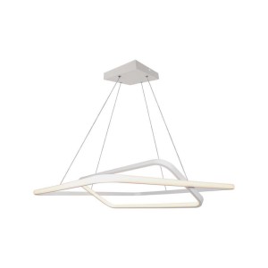 48W LED Designer Metal Hanging Light 600*600*1200MM White 3000K Dimmable