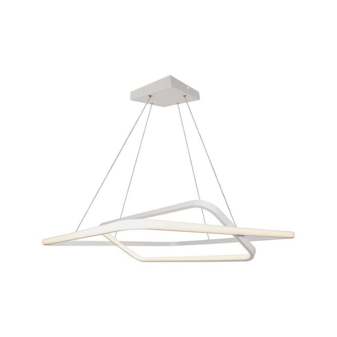 48W LED Designer Metal Hanging Light 600*600*1200MM White 3000K Dimmable