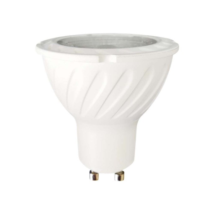 LED Spotlight SAMSUNG CHIP - GU10 6W Plastic SMD With Lens 3000K LED Spotlight SAMSUNG CHIP - GU10 6W Plastic SMD With Lens 3000K