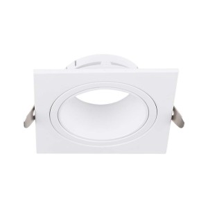 GU10 Spotlight Fitting Iron+PC White+White