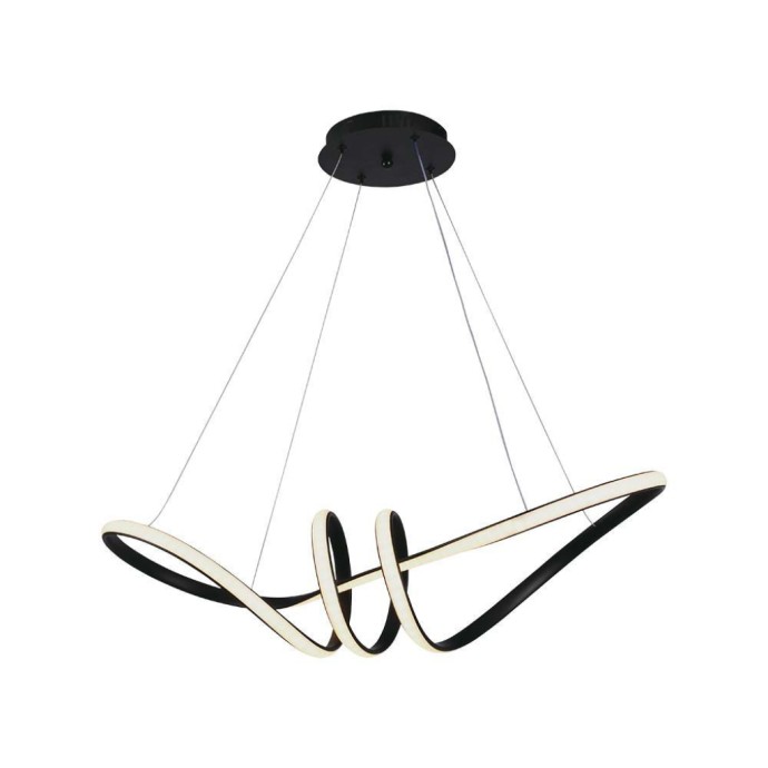 24W LED Hanging Decorative Lamp 720*300 Black Body 3000K 24W LED Hanging Decorative Lamp 720*300 Black Body 3000K