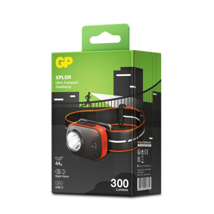 Torcia LED Frontale PHR16 300LM Ricaricabile USB-C Torcia LED Frontale PHR16 300LM Ricaricabile USB-C
