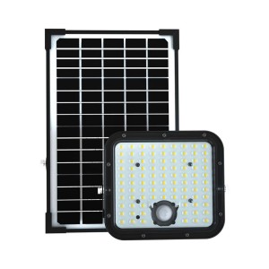 30W LED Solar Floodlight LiFePo Battery Black 4000K