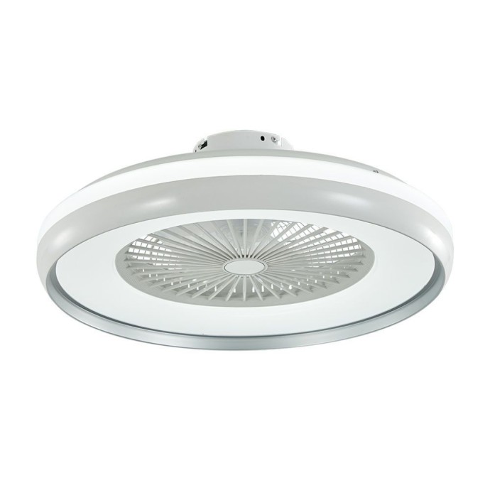 45W LED Box Fan With Ceiling Light RF Control 3in1 Motor Grey Ring 45W LED Box Fan With Ceiling Light RF Control 3in1 Motor Grey Ring
