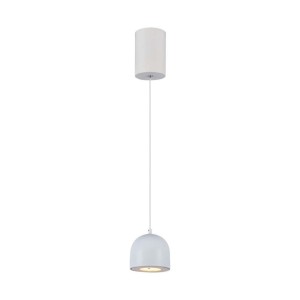 8.5W LED Hanging Lamp Φ100 Adjustable Wire Touch On/Of Grey Body 3000K