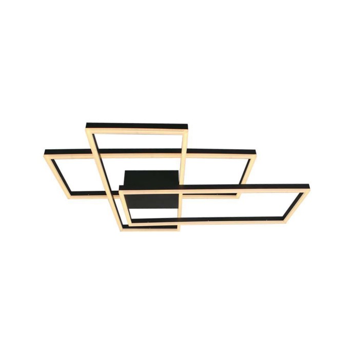 47W LED Designer Ceiling Light ( L90*W67*9CM) 3000K Black Body 47W LED Designer Ceiling Light ( L90*W67*9CM) 3000K Black Body
