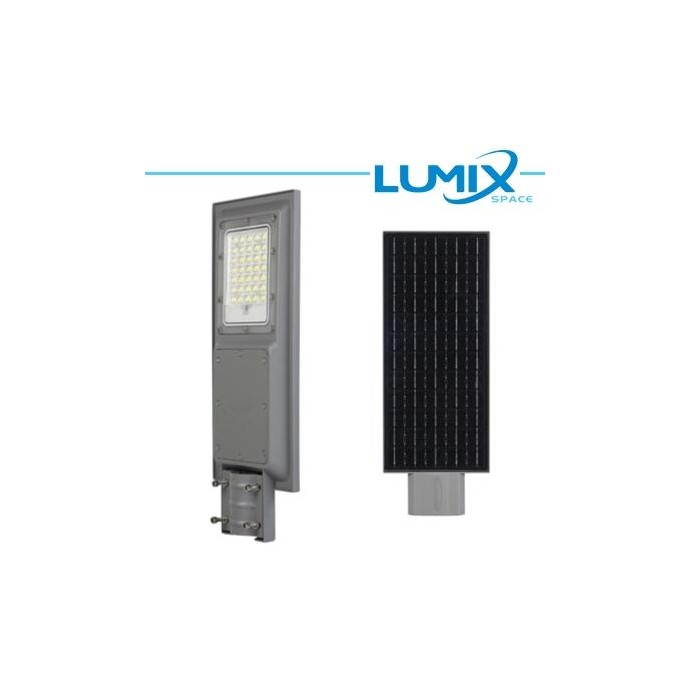 Lampione LED Stradale Solare 100W + Crepuscolare + movimento Lampione LED Stradale Solare 100W + Crepuscolare + movimento