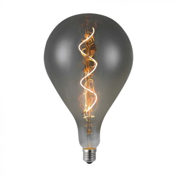 LED Bulb - 4W Filament Spiral A160S 2700K Smoky Glass LED Bulb - 4W Filament Spiral A160S 2700K Smoky Glass