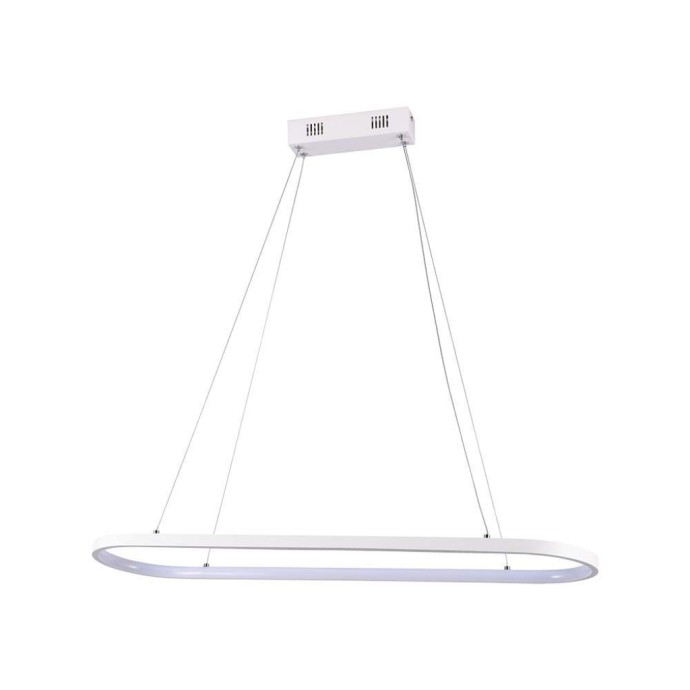24W LED Hanging Lamp (80*20*100CM) 3000K White Body 24W LED Hanging Lamp (80*20*100CM) 3000K White Body