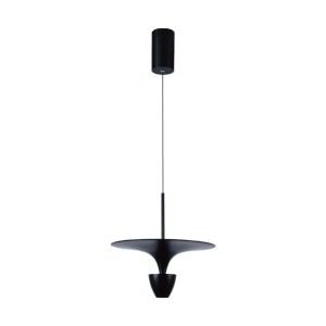 Lampadario LED 9W dal Design Moderno 30*320*100Cm Colore Nero 4000K