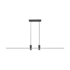 19W LED Designer Hanging Lamp Black 4000K