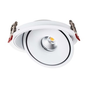 28W LED COB Downlight 3IN1 White Body