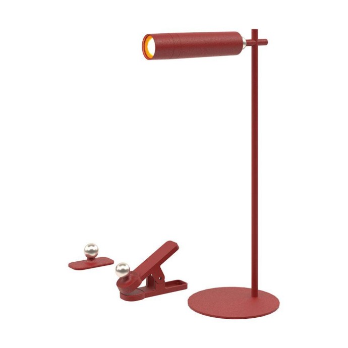 3W LED Magnetic Table Lamp 4000K Red Body 3W LED Magnetic Table Lamp 4000K Red Body