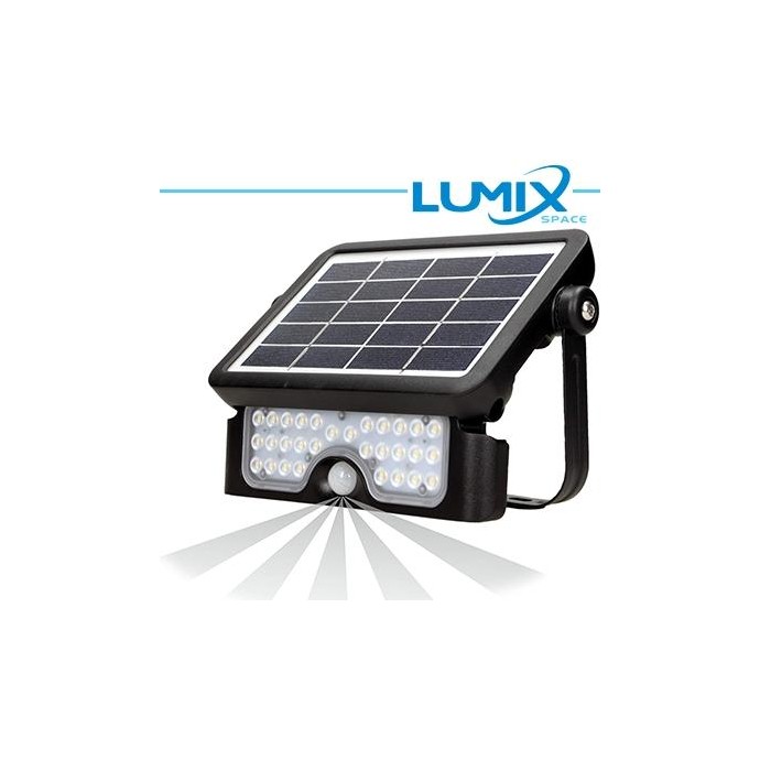 Faretto solare LED senza fili 500lm - con sensori