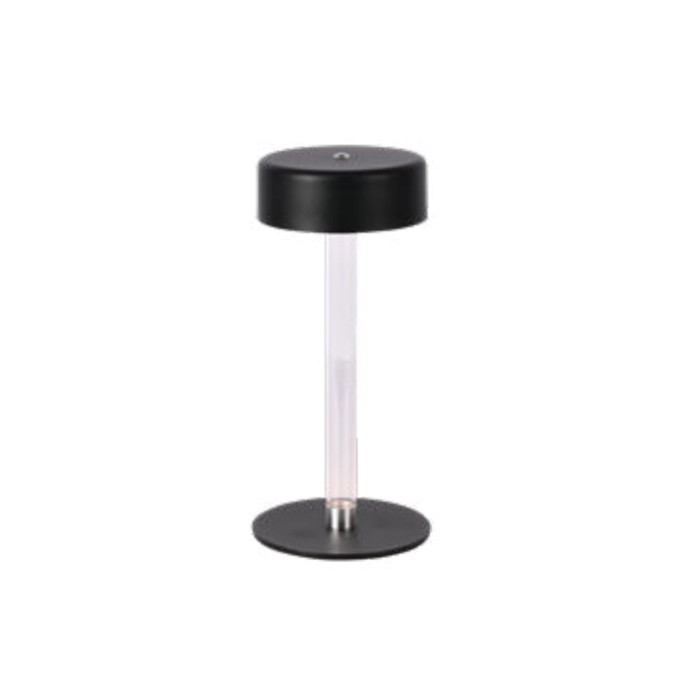 3W LED Table Lamp (D120*260) 3IN1 Black+Transperent Center Pillar 3W LED Table Lamp (D120*260) 3IN1 Black+Transperent Center Pillar