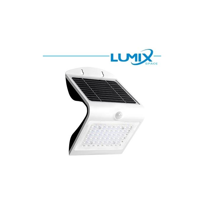 Lampada da parete LED solare senza fili con Sensori 500lm