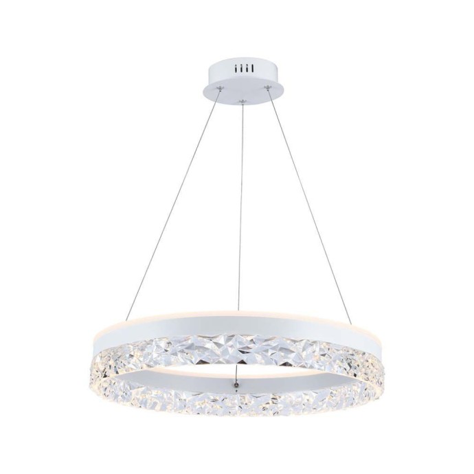 25W LED Designer Hanging Lamp Single Ring 3000K White Body 25W LED Designer Hanging Lamp Single Ring 3000K White Body