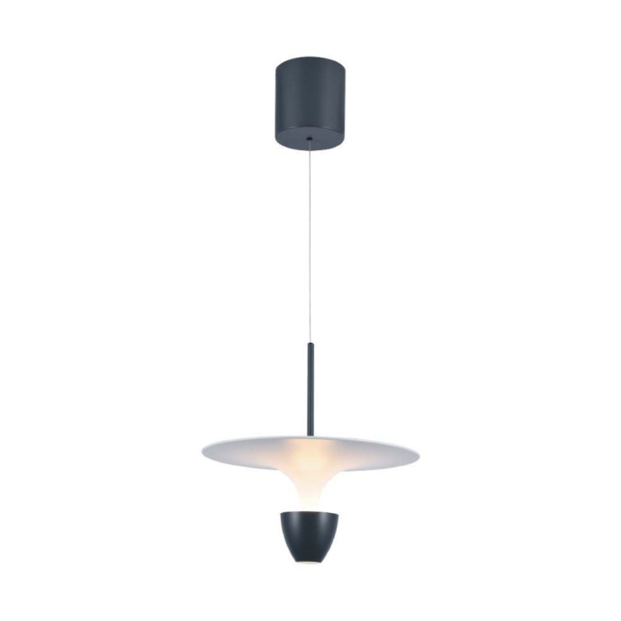 9W LED Designer Hanging Lamp (30*300*1370MM) White+Crey Body 3000K Adjustable Height 9W LED Designer Hanging Lamp (30*300*1370MM) White+Crey Body 3000K Adjustable Height