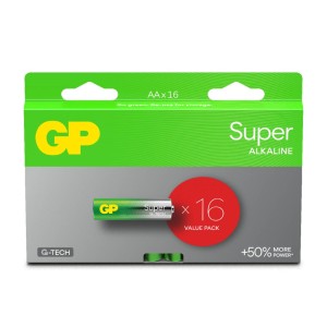 GP Super Alkaline AA 16-p PET paper box