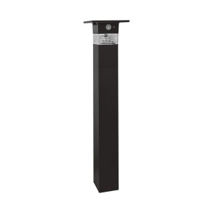 3W LED Solar Bollard Lamp With Pir Sensor & Battery 2200MA LI 3.7V
