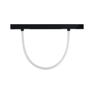 11W LED Magnetic Track Light Flexible Tube  1M CCT: 3000K Dimmable Black Body