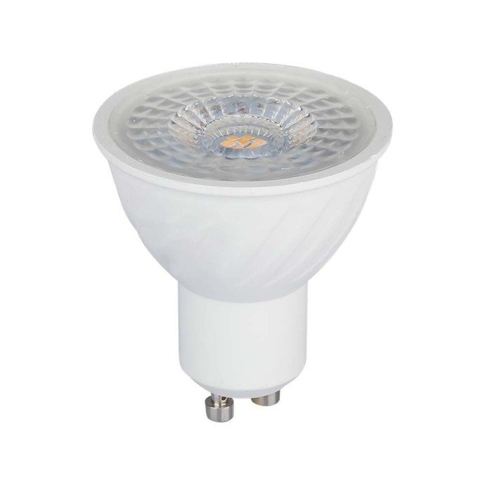 LED Spotlight SAMSUNG CHIP - GU10 6.5W Ripple Plastic 38°D 6400K LED Spotlight SAMSUNG CHIP - GU10 6.5W Ripple Plastic 38°D 6400K