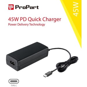 Alimentatore Type C 45W Quick charge PD desktop