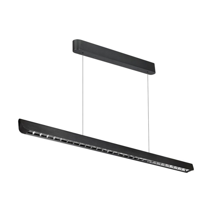 36W LED Linear Hanging Suspension Light Lens Type-CCT:3IN1 - Black 36W LED Linear Hanging Suspension Light Lens Type-CCT:3IN1 - Black