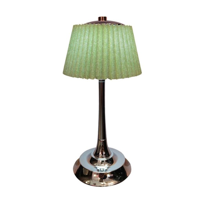 1.5W LED Table Lamp 3000K Chrome + Pale Green 1.5W LED Table Lamp 3000K Chrome + Pale Green