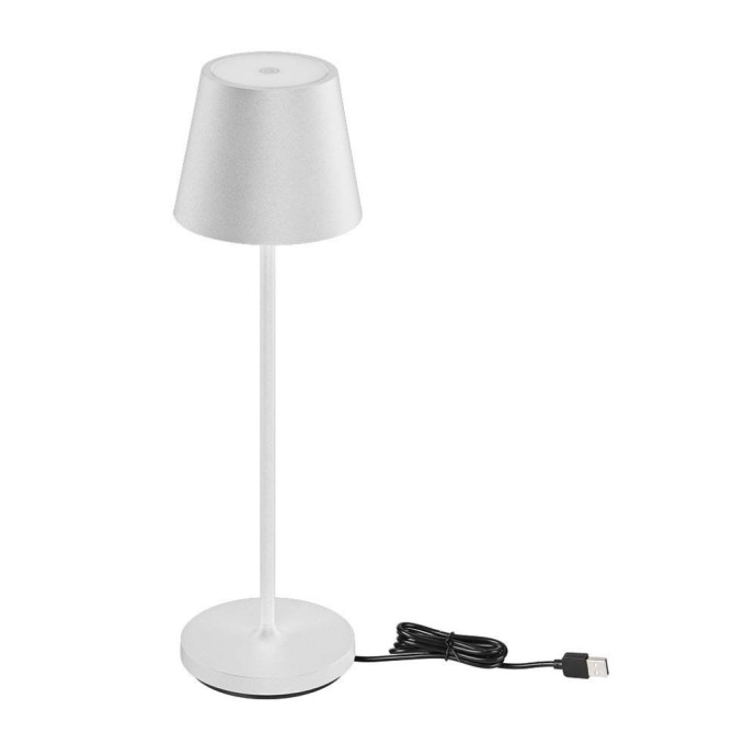 1.5W LED Table Lamp 3000K IP54 Sand White Body 1.5W LED Table Lamp 3000K IP54 Sand White Body