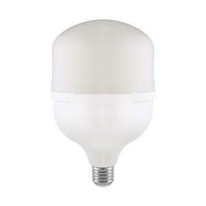 LED Bulb - 50W Plastic T140 6500K E27 With E40 Ring