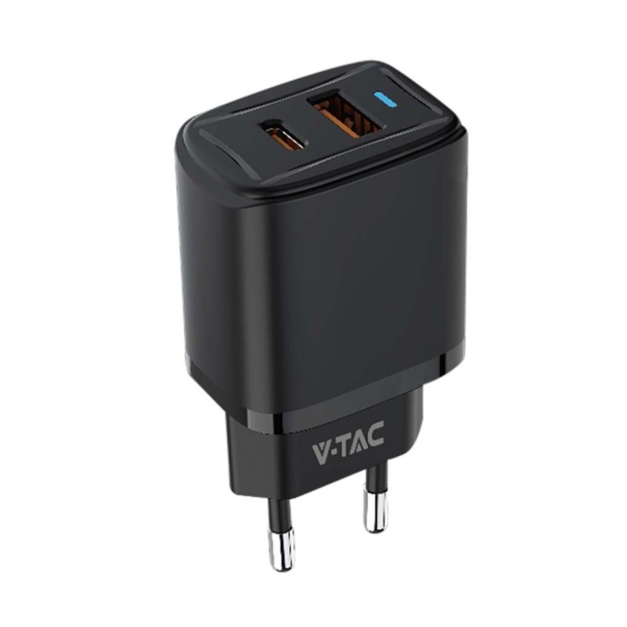 PD20W A+C Charger Black Body PD20W A+C Charger Black Body