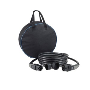 Cavo di Ricarica Monofase 32A 7.4kW Tipo 2/Tipo 2 compatibile con Wallbox Stazioni di Ricarica, Inclusa Sacca Porta Cavo, Lunghe