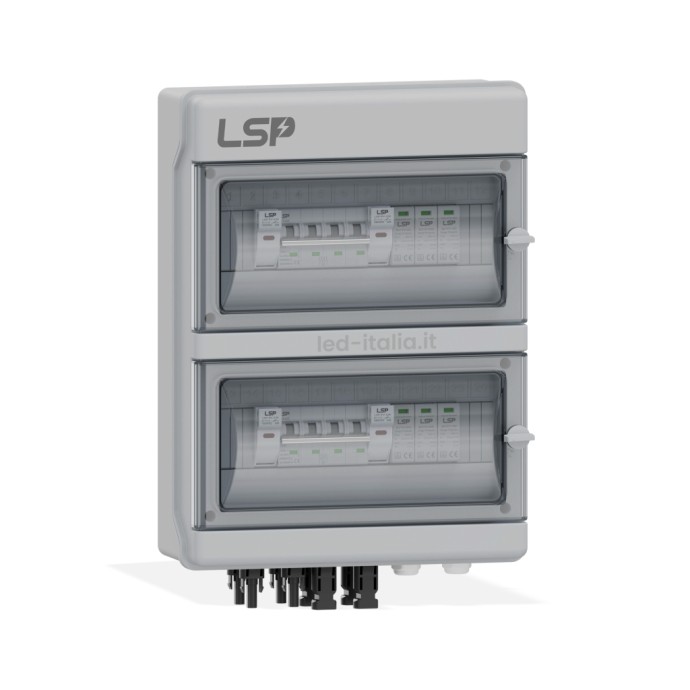 Quadro di Campo DC 2/2 MPPT 1000VDC 16A 12 Moduli LSP IP65