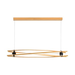 LED Designer Pendant Lampholder Wood Painting+White Body L1200
